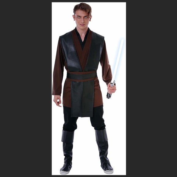 Anakin Skykwalker Hauntlook Force Master Halloween Costumes Adults Star Wars - Picture 3 of 7